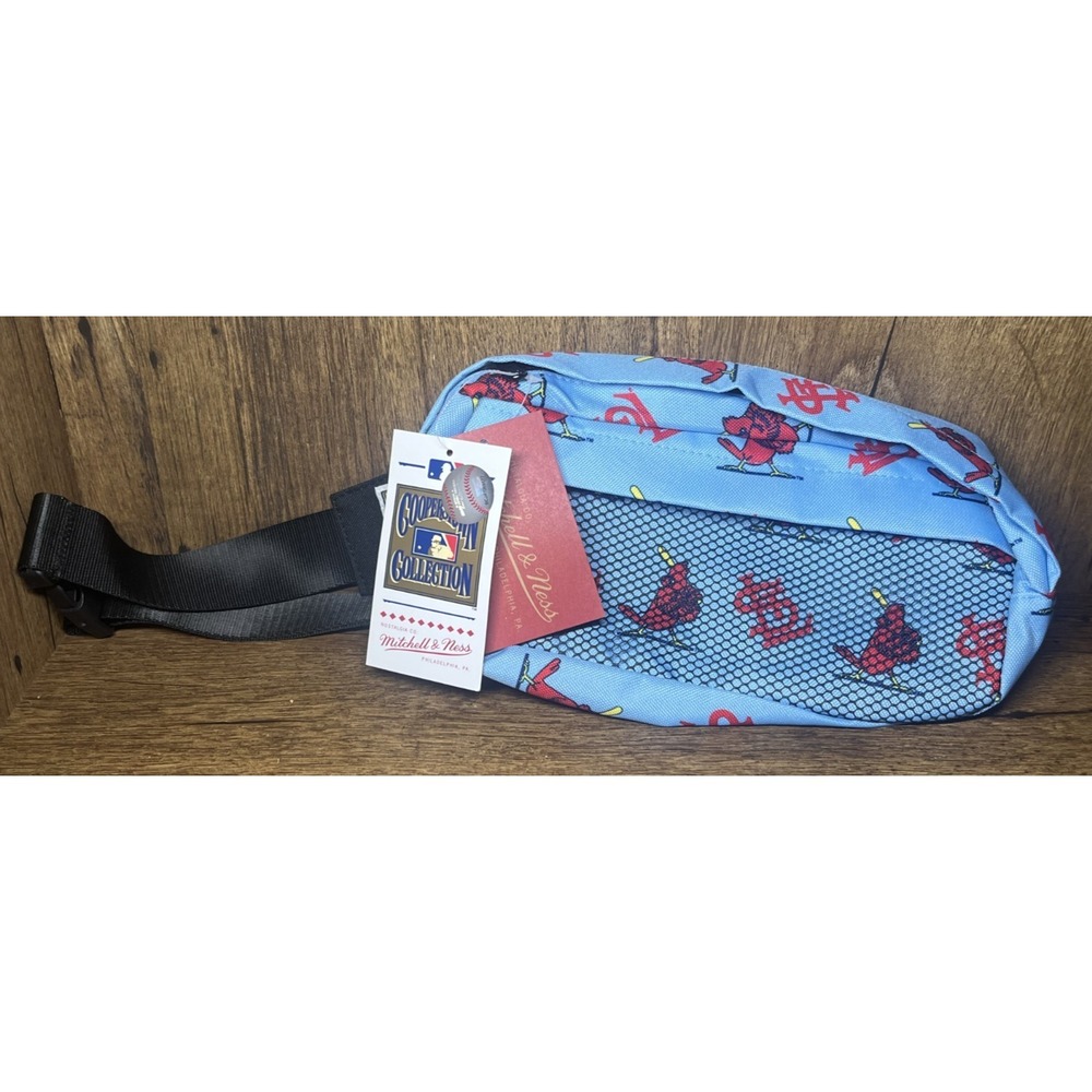 NEW Mitchell & Ness St Louis Cardinals MLB Fanny Pack Cooperstown Collection